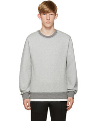 Wooyoungmi Grey Blanket Stitch Pullover