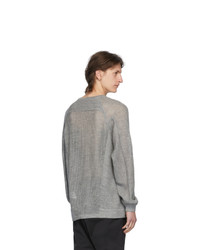 ACRONYM Grey Cashllama Crewneck Sweater