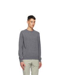Dunhill Grey Cashmere Crewneck Sweater
