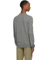 Gucci Grey Cashmere Gg Sweater