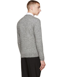 AMI Alexandre Mattiussi Grey Crewneck Sweater
