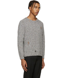 Marc Jacobs Grey Distressed Olympia Sweater