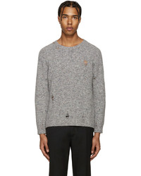 Marc Jacobs Grey Distressed Olympia Sweater