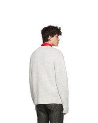 Helmut Lang Grey Ghost Marl Sweater