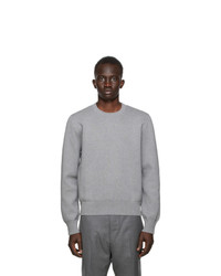 Thom Browne Grey Intarsia Sweater