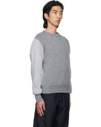 Comme Des Garcons SHIRT Grey Lochaven Of Scotland Edition Colorblocked Sweater