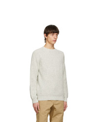 A.P.C. Grey Marled Ludo Sweater