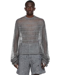 Vitelli Grey Netted Sweater
