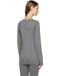 Stella McCartney Grey Strong Lines Sweater