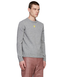 Coperni Grey Wool Crewneck Sweater