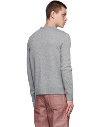 Coperni Grey Wool Crewneck Sweater