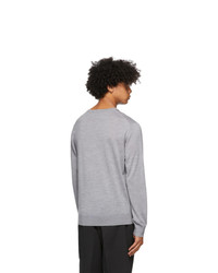 Z Zegna Grey Wool Sweater
