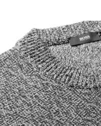 Hugo Boss Igus Mlange Mouline Cotton Sweater