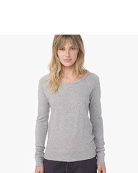 James Perse Vintage Fleece Long Sleeve Sweatshirt