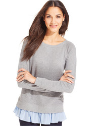 DKNY Jeans Long Sleeve Layered Look Top