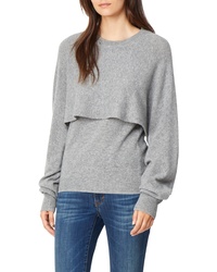 Habitual Joell Popover Cashmere Sweater