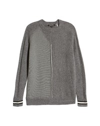 KARL LAGERFELD PARIS Karl Lagerfield Asymmetric Colorblock Sweater