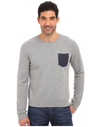 Joe's Jeans Levy Selvedge Double Knit Pique Terry Pullover