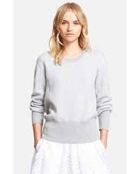 Burberry London Wool Cotton Cashmere Crewneck Sweatshirt