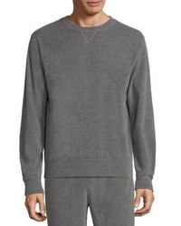 A.P.C. Long Sleeve Heathered Sweatshirt