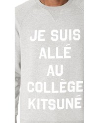 MAISON KITSUNÉ Maison Kitsune Je Suis Alle Sweatshirt