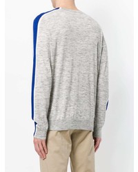 Diesel Marl Stripe Panelled Sweater