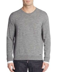 DSQUARED2 Marled Wool Blend Sweater