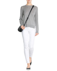 Marc by Marc Jacobs Mercy Cotton And Poplin Combo Sweater