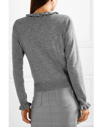 REDVALENTINO Metallic Med Wool Blend Sweater