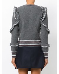 N°21 N21 Frill Sleeve Sweater