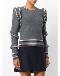 N°21 N21 Frill Sleeve Sweater