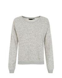New Look Grey Basic Slub Sweater
