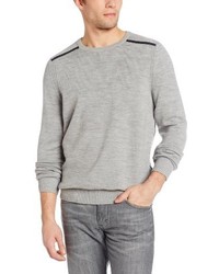 Kenneth Cole New York Panel Stich Crew Neck Sweater