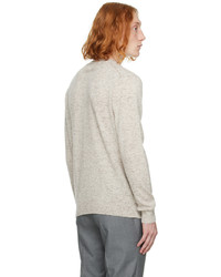 Zegna Off White Crewneck Sweater