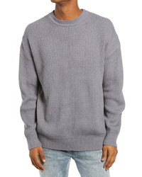 Topman Oversize Crewneck Sweater