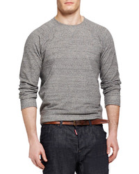 DSQUARED2 Raglan Pullover Sweatshirt Gray