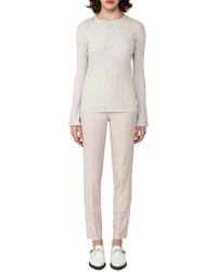 Akris Ribbed Cashmere Blend Sweater