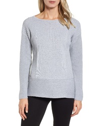 Chaus Ribbed Cotton Sweater