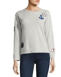 Soft Joie Rikke B Patched Pullover Sweater