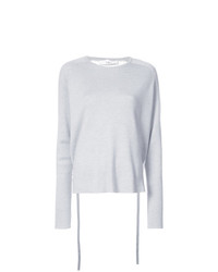 Tibi Ruched Back Panelled Sweater