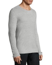 John Varvatos Silk Blend Long Sleeve Sweater
