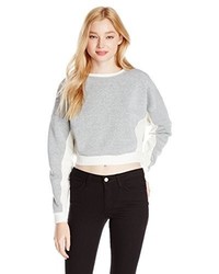 Southpole Juniors Basic Fashion Cropped Fleece Sweatshirt