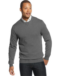 Club Room Sweater Crew Neck Solid Cotton Sweater