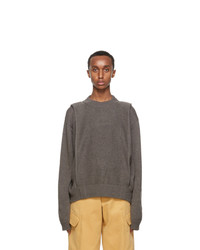 Jacquemus Taupe Wool La Maille Cavaou Sweater