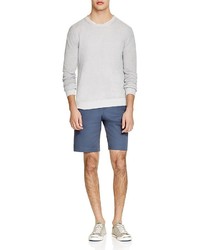 The Store At Bloomingdales Linen Cotton Crewneck Sweater