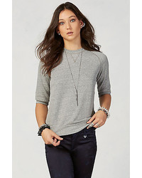True Religion Joan Smalls Speckled Sweatshirt