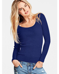 Victoria's Secret Ribbed Scoopneck Sweater
