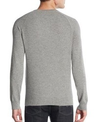 Vince Raglan Birdseye Cashmere Sweater