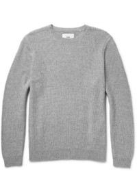 Folk Waffle Knit Cotton Sweater