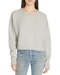 RE/DONE Wool Cashmere Crop Sweater